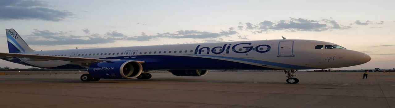 Maiden Indigo Boeing At Bhopal